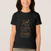 黒のTシャツ トライブレンドＴシャツ (正面)