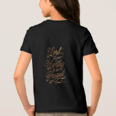 黒のTシャツ トライブレンドＴシャツ (裏面)