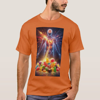 黒のTシャツ 長袖と人間の体 Tシャツ