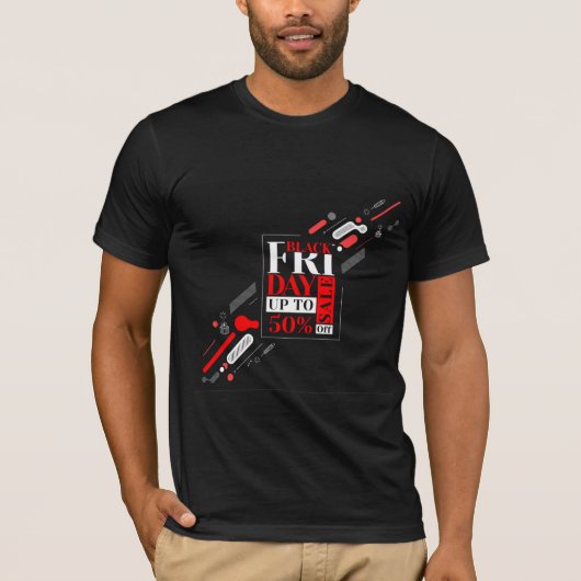 黒のTシャツ Tシャツ (正面)