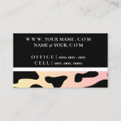 黒のvipカードと金ゴールド 名刺 (裏面)