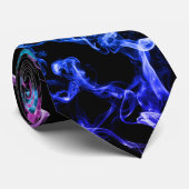 黒のWispy煙、オフィスのネクタイ ネクタイ (ロール)