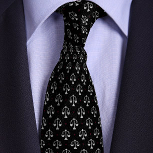 黒はかりで測法弁護士 ネクタイ