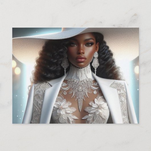 黒はがき ポストカード (正面)