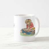 黒はっきりしたのやる気を起こさせる引用文 コーヒーマグカップ (正面右)