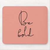 黒はっきりしたフォント マウスパッド (正面)