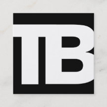 黒はっきりしたモダンプロフェッショナル2文字モノグラム