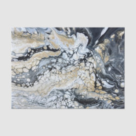 黒はっきりした抽象芸術ティッシュペーパー 薄葉紙