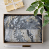 黒はっきりした抽象芸術ティッシュペーパー 薄葉紙 (ギフト)