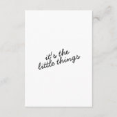 黒はっきりした白レトロモダン結婚詳細 エンクロージャーカード (裏面)