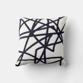 黒はっきりした白装飾用クッションホームデコール クッション (裏面)