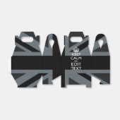 黒はっきりした黒の保Calm Your Text Union Jack フェイバーボックス (折り畳みなし)