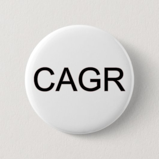 黒はっきりしたCAGR 缶バッジ (正面)
