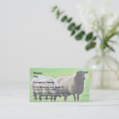 黒はヒツジの先頭に立ちました 名刺 (スタンド正面)