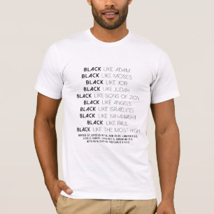 黒は好みます… (黒いフォント) Tシャツ