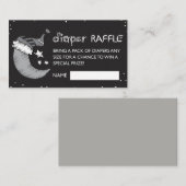 黒は月と背中おむつラッフルに愛される 名刺 (正面/裏面)