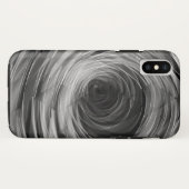 黒は渦巻- AppleのiPhone/iPadの場合--を彫面を切り出しました Case-Mate iPhoneケース (裏面(横))