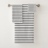 黒は白を並べます バスタオルセット (インサイチュ)