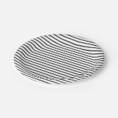 黒は白を並べます ペーパープレート (アングル)