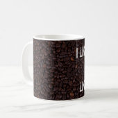黒は私の精神のコーヒー・マグを好みます コーヒーマグカップ (正面左)
