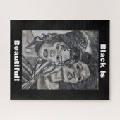 黒は美しい女性だ ジグソーパズル (横)