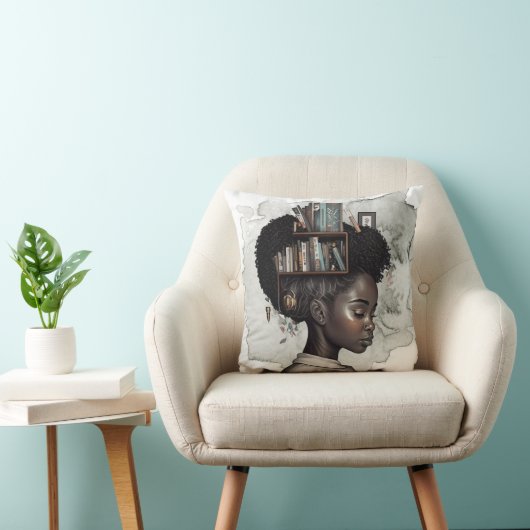 黒は美しい知識は力 クッション (椅子)