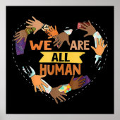 黒は美しい黒の歴史月間 ポスター (正面)