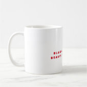 黒は美しい コーヒーマグカップ (左)