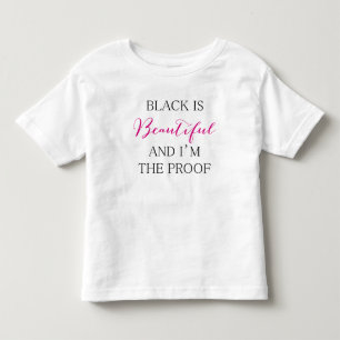 黒は美しい トドラーTシャツ