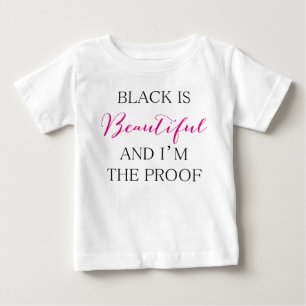 黒は美しい ベビーTシャツ