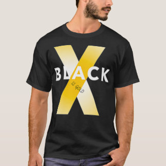 黒は金ゴールド Tシャツ