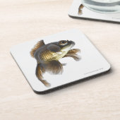 黒は金魚(フナのauratus)を2繋ぎ止めます コースター (左側)