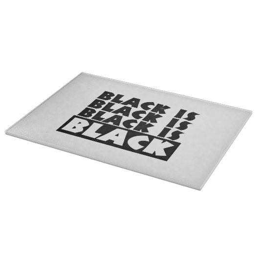 黒は黒 カッティングボード (角)