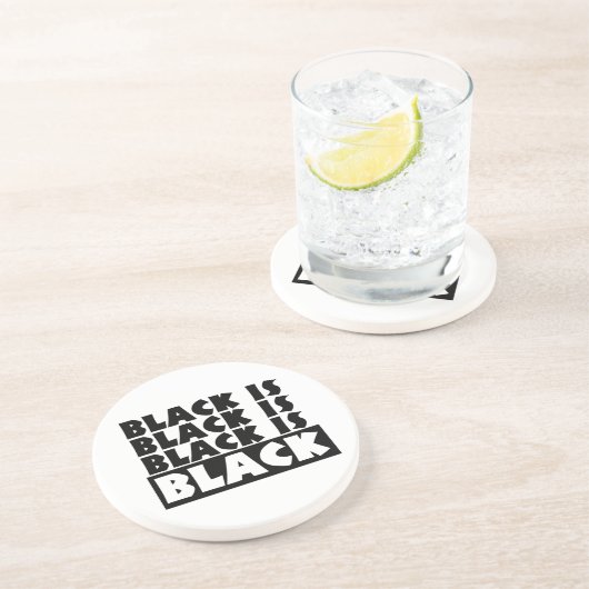 黒は黒 コースター (側面)