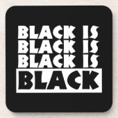 黒は黒 コースター (正面)