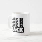 黒は黒 コーヒーマグカップ (正面左)