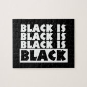 黒は黒 ジグソーパズル (横)