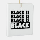 黒は黒 セラミックオーナメント (右)