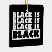 黒は黒 セラミックオーナメント (右)