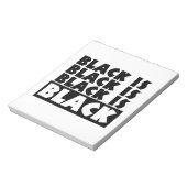 黒は黒 ノートパッド (回転)