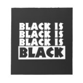 黒は黒 ノートパッド (正面)