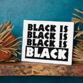 黒は黒 フォトプラーク (側面)