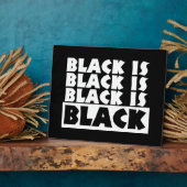 黒は黒 フォトプラーク (側面)