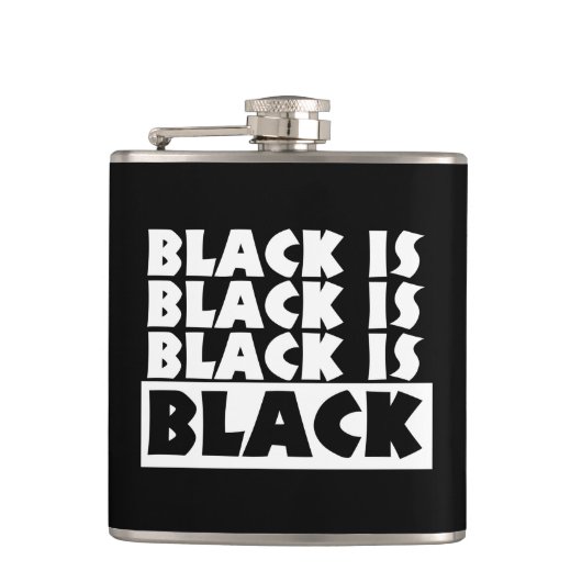 黒は黒 フラスク (正面)