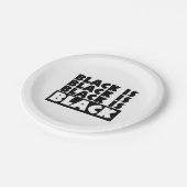 黒は黒 ペーパープレート (アングル)