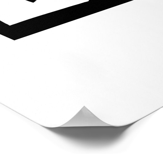 黒は黒 ポスター (角)