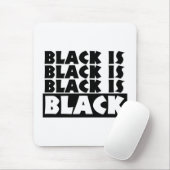 黒は黒 マウスパッド (マウス)