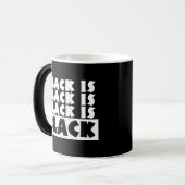 黒は黒 モーフィングマグカップ (正面左)