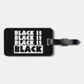 黒は黒 ラゲッジタグ (裏面横)