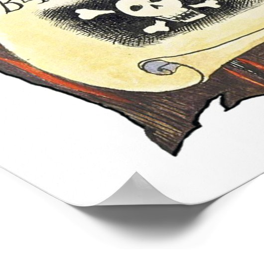 黒ひげの大きいポスター ポスター (角)